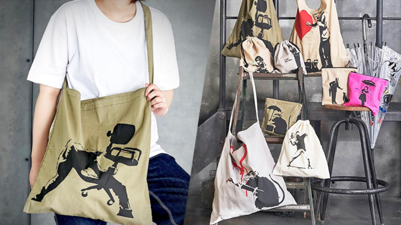 平價收藏banksy 塗鴉商品 日本品牌asoko與banksy推出聯名商品